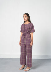 Purple Fields Handwoven Organic Cotton Jumpsuit - onlyethikal